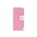 Contrast Color Protective Case with Stand for iPhone 6 Pink