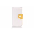 Contrast Color Protective Case with Stand for iPhone 6 White