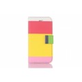 Ombre Strip Protective Case with Holder for iPhone 6 Yellow