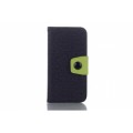 Contrast Color Protective Case with Stand for iPhone 6 Black