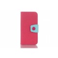 Contrast Color Protective Case with Stand for iPhone 6 Plum
